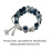 Pulseira com Pendente de Estrela e Borlas, Pulseira Delicada com Contas de Cristal para Meninas 5