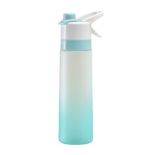 Sticlă de apă sport reutilizabilă 25-26 cu spray de ceață, sticlă de apă potabilă etanșă pentru birou, sală de