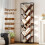 Homcom HOMCOM 10 Tier Tree Bookshelf Industrial Tall Bookcase Rustic Brown Black 5