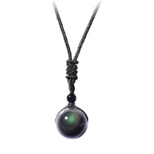 Rainboweyes Lymphvity Obsidian Halsband Termoterapi Detox7B9 A4F5
