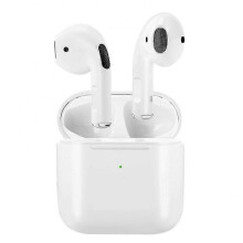 kompatibilné bezdrôtové Bluetooth slúchadlá Pro 4 True Wireless (do uší - mikro slúchadlá - biele) 2025