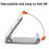 5-Piece Foldable Wall Hooks for Towel Coat Hanging, Space-Saving Hardware Mount 4