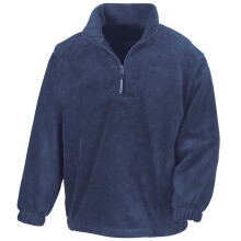 (XS, Navy Blue) Result Unlined Active 1/4 Zip Anti-Pilling Fleece Top