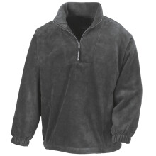 (XS, Oxford Grey) Result Unlined Active 1/4 Zip Anti-Pilling Fleece Top