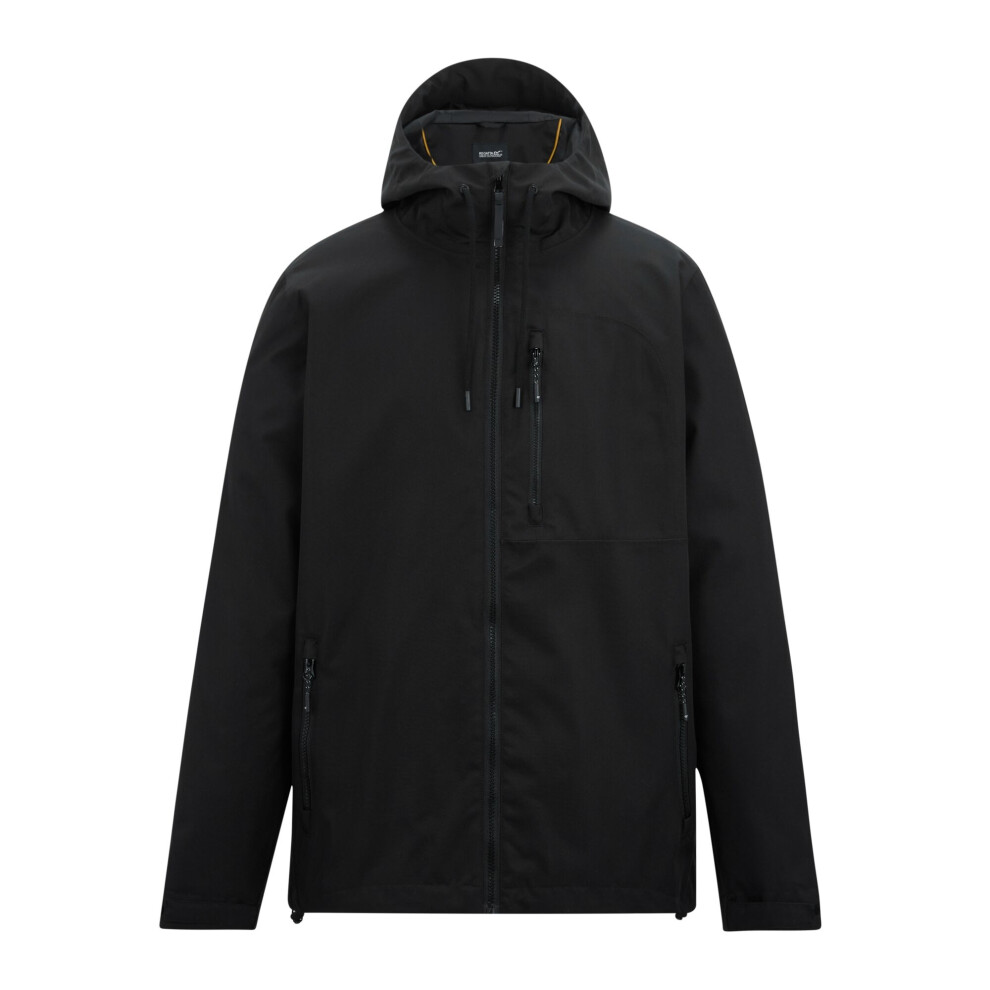 Regatta (L, Black) Mens Frankie Waterproof Jacket