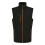 (M, Black/Orange Pop) Regatta Professional Mens Softshell 2 Layer Body Warmer 1