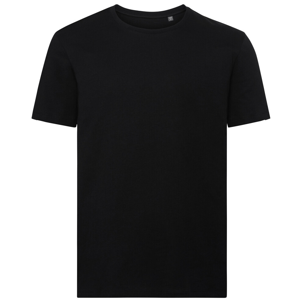 Russell (3Xl, Black) Mens Organic T-Shirt