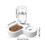 Automatic Cat Water Fountain - Gravity Feed Double Bowl with Spatter Proof Guard 4