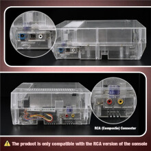 For NES Console Shell Replacement Housing Case Protective Cover for Entertainment System Game Accessories C