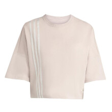(10 UK, Wonder Mauve) Adidas Womens/Ladies Off Place 3 Stripes Loose Fit T-Shirt