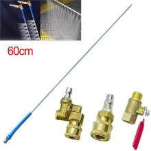 Radiator Cleaning Rod Stainless Steel 60CM Cleaning Rod Dual Cleaning Modes for Car and Truck Radiators