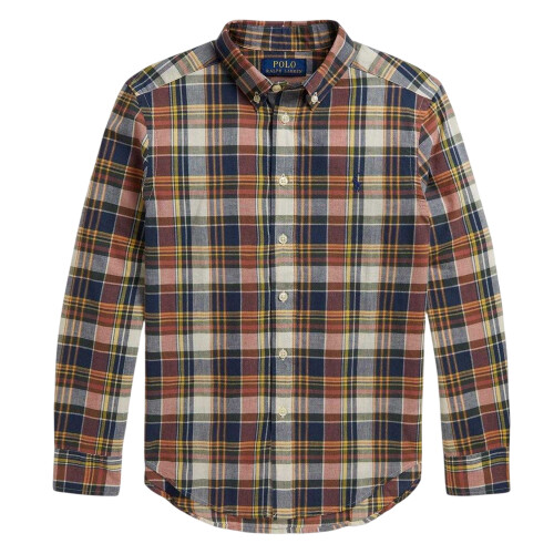 Ralph Lauren (8-9 Years, Navy/Multicoloured) Ralph Lauren Boys Checked Shirt