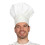 (XS, White) Dennys Tall Chef Hat 1