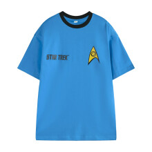 (M, Blue) Star Trek Mens Uniform Short-Sleeved T-Shirt