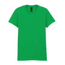 (S, Irish Green) Gildan Womens/Ladies Softstyle Plain Midweight T-Shirt