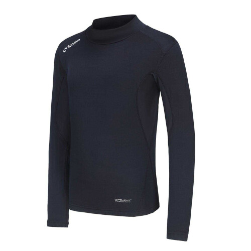 (7-8 Years, Navy) Sondico Childrens/Kids Mock Neck Base Layer Top 2