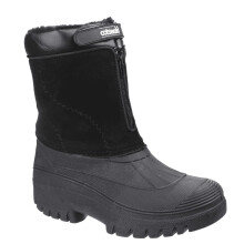 (12 UK, Black) Cotswold Mens Venture Waterproof Winter Boots