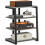 HiFi Stand, with Four Storage Shelves - Dark Grey 1
