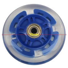 8er-Pack Inlineskate-Rollen mit Selbstleuchtender LED-Beleuchtung, Ersatzrollen für Roller, Stadt- und Park-Skating, 70 mm