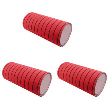 3X Self-Adhesive EVA Foam Teak Decking Yacht Marine Flooring Synthetic Boat Floor Mat 2400X450X6mm Red