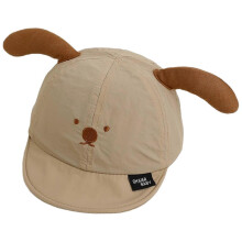 (Khaki) Beige Cotton Cartoon Dog Ear Baseball Cap for Baby 0-3 Years