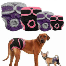 (XL, Black) Waschbare, wiederverwendbare Hundewindeln für Hündinnen – super saugfähig und komfortabel