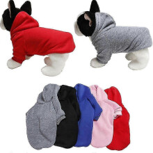 (XL, Pink) Warmer Kapuzenpullover für Hunde und Katzen, Welpenkleidung