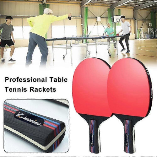 (1pcs) Professional High Elastic Table Tennis Racket for Beginners