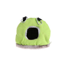 (Style5, S) Winter Warm Hanging Bird Nest Plush Tent Bed for Finches Canaries Easy Hang Cage S