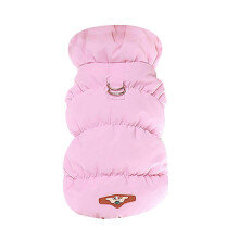 (Pink, XL) Prinzessin Hunde-Schneeanzug, dick, winddicht, Winter, einfach anzuziehen, Geschenk für große Hunde, Größe 2 XS