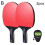 (2pcs) Professional High Elastic Table Tennis Racket for Beginners 1