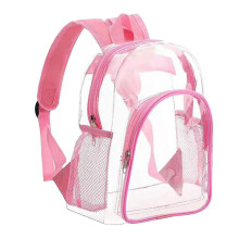 (C) Clear Transparent Backpack for Beach Sports Activities Games Concert Festival