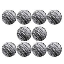 (black and white) 10 palline da golf in spugna, morbide, elastiche in EVA, per allenamento indoor/outdoor, colore blu.