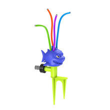 (Shark sprinkler) Cartoon Water Sprinkler Squirt Toy for Kids Beach Sand Garden Yard Patio