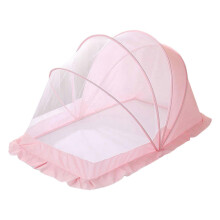 (Pink) Pet Mosquito Net Tent Cover for Small Sensitive Pets Blue