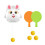 (Rabbit) Hanging Table Tennis Children's Training Device Parent-Child Toy 1
