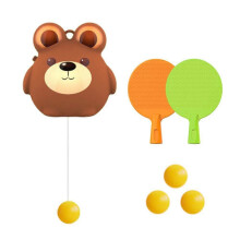 (Bear) Tavolo da ping-pong sospeso per bambini, dispositivo di allenamento, gioco genitore-figlio