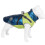 (Blue, L) Dog Winter Warm Reflective Thick Jacket Vest for Small Medium Dogs 1