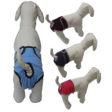 (Purple, L) Stück weiche, bequeme Baumwoll-Hundehosen für Hündinnen, wiederverwendbar und waschbar, Größen XS-XL