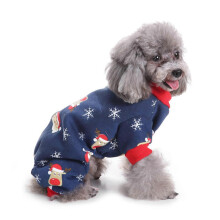 (SDZ27 old man snowfl, S) Hunde-Overall mit Hut, Verwandlungs-Weihnachts-Halloween-Kostüm, Pullover für kleine Hunde, Größe S