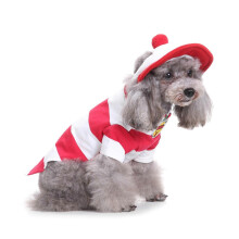 (SDZ14 Christmas baby, M) Hunde-Overall mit Hut, Verwandlungs-Weihnachts-Halloween-Kostüm, Pullover für kleine Hunde, Größe S