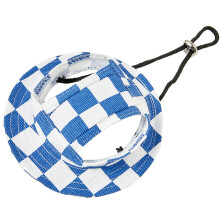 (Blue, L) Cappello da sole regolabile a quadri per cani e gatti, estivo, da pescatore, copricapo per animali domestici, nero, taglia S