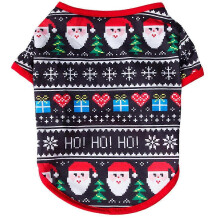 (elder, XS) Atmungsaktives T-Shirt mit Tiermotiv, bequem für Weihnachten und Valentinstag, Größe XS
