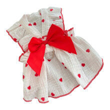 (XS) Hundekleid für mittelgroße bis große Hunde, weicher Rock zum Überziehen, Prinzessinnen-Frühlingspyjama, Foto-Requisiten, XS