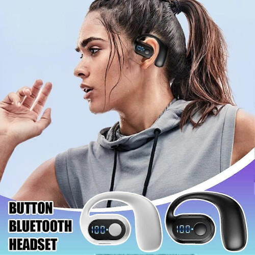 Cuffie Bluetooth, auricolari wireless, cuffie stereo, gancio per l'orecchio 1