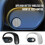 Cuffie Bluetooth, auricolari wireless, cuffie stereo, gancio per l'orecchio 3