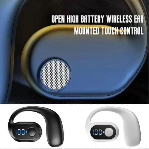 Cuffie Bluetooth, auricolari wireless, cuffie stereo, gancio per l'orecchio 2