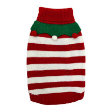 (Red, S) Dicker Strickmantel für mittelgroße Hunde, Weihnachtsgrün, XS, für drinnen und draußen