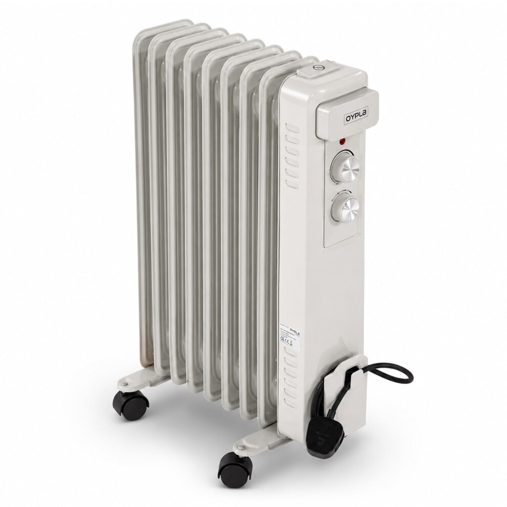 Photos - Other Climate Systems Oypla Electrical 2000W 9 Fin Portable Oil Filled Radiator Electric Heater OYP3680 