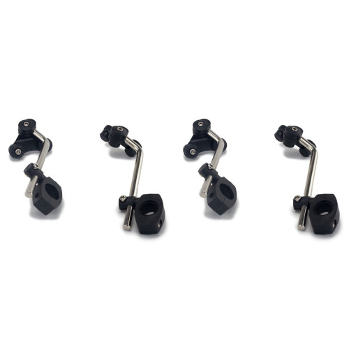 4x Motorcycle 22MM Windshield Mounting Bracket Universal Windscreen Fixed Bracket Moto Parts